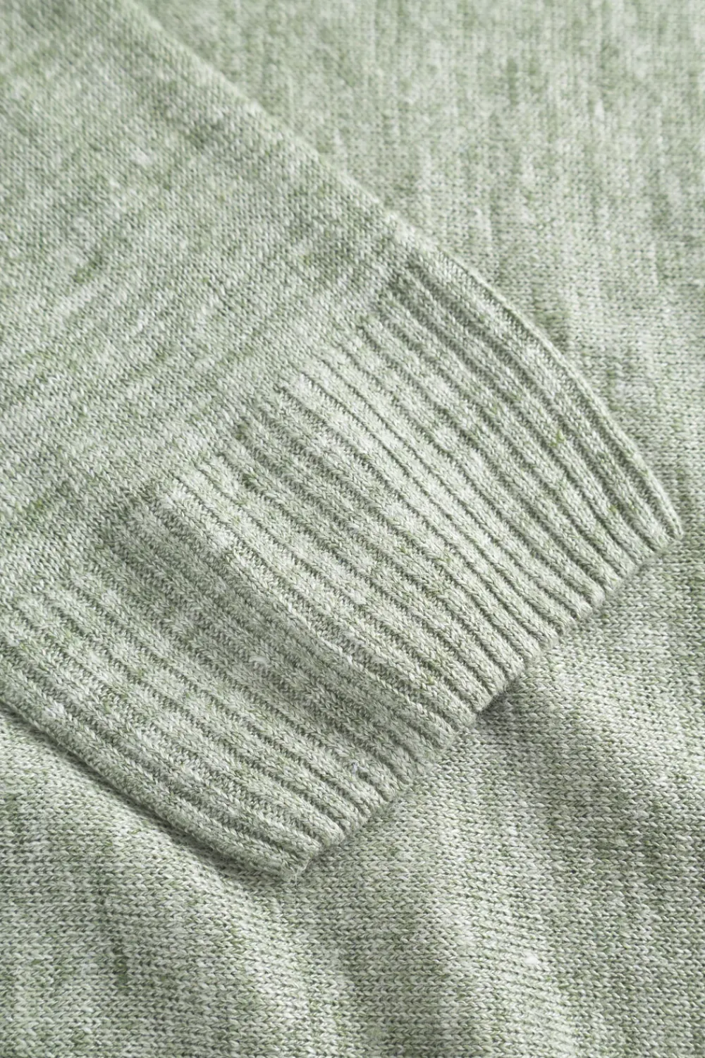 Colours & Sons Pullover Leinen - Lime*Herren Pullover