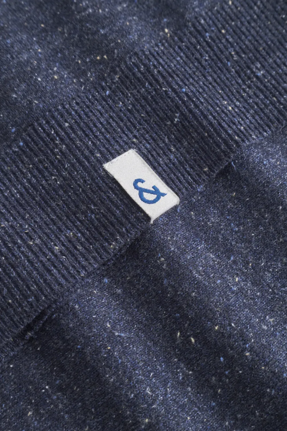 Colours & Sons Pullover Silk Blend - Navy*Herren Pullover