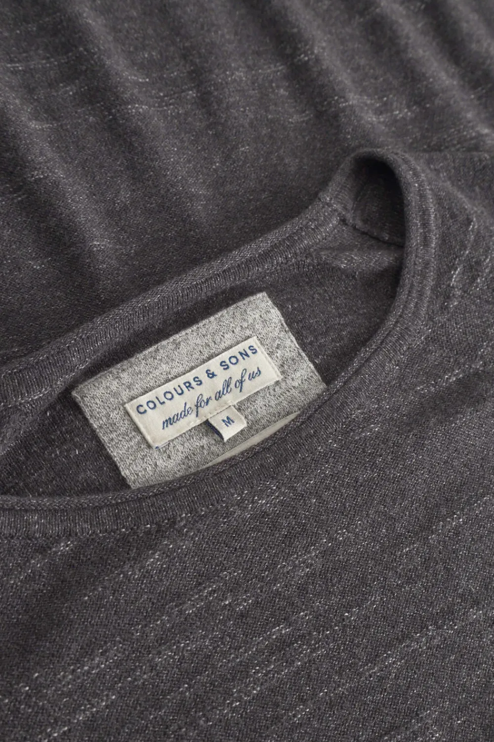 Colours & Sons Pullover Slub - Anthracite*Herren Pullover