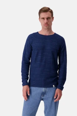 Colours & Sons Pullover Slub - Royal*Herren Pullover