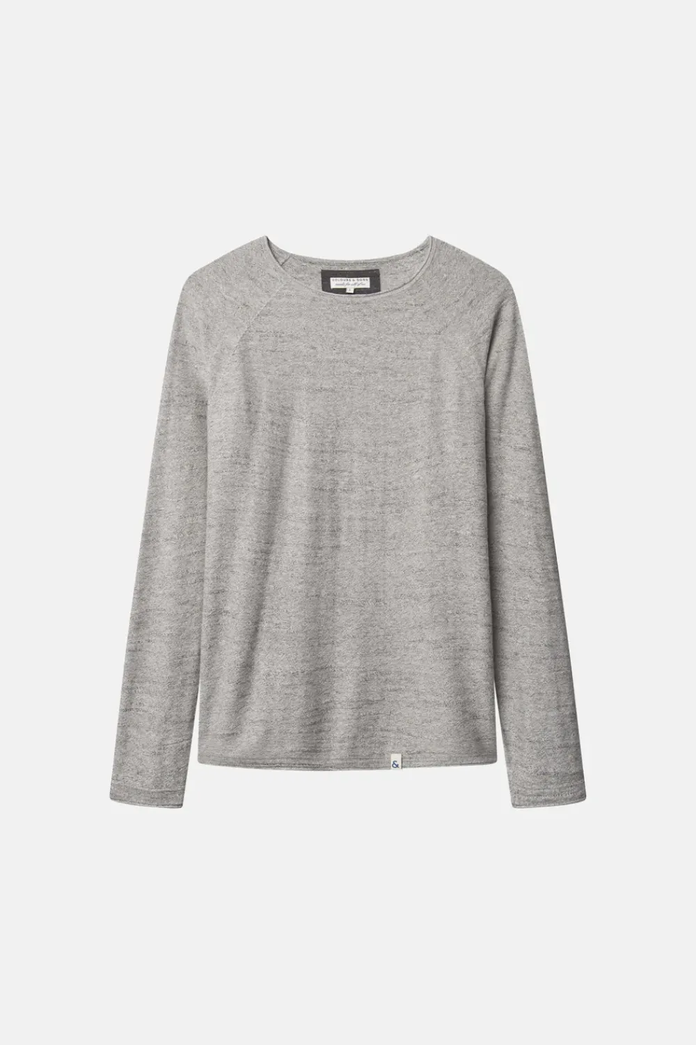 Colours & Sons Pullover Slub - Silver*Herren Pullover