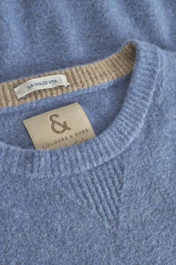 Colours & Sons Pullover Woolen Touch - Horizon*Herren Pullover
