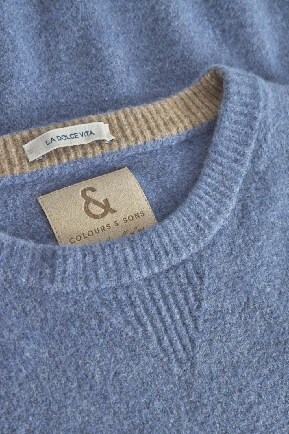 Colours & Sons Pullover Woolen Touch - Horizon*Herren Pullover