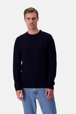 Colours & Sons Pullover Woolen Touch - Navy*Herren Pullover