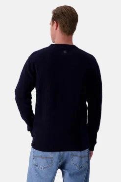 Colours & Sons Pullover Woolen Touch - Navy*Herren Pullover