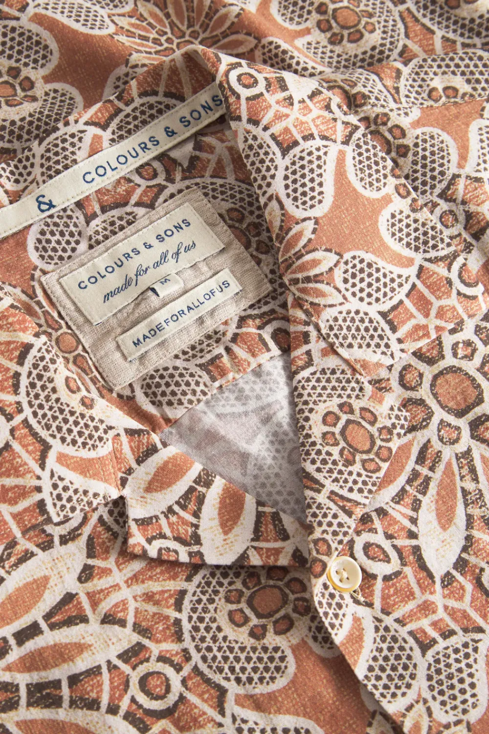 Colours & Sons Resort Hemd - Moroccan Tile*Herren Hemden
