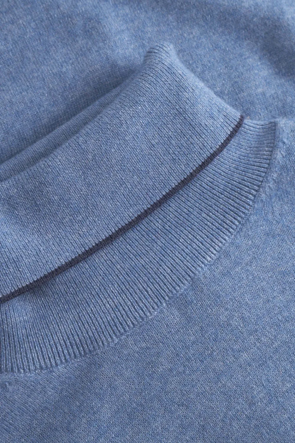 Colours & Sons Rollkragen Pullover Merino Blend - Denim*Herren Pullover