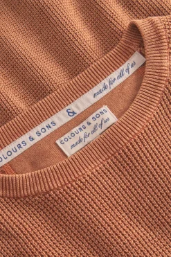 Colours & Sons Roundneck Basic - Beer*Herren Pullover|Pullover