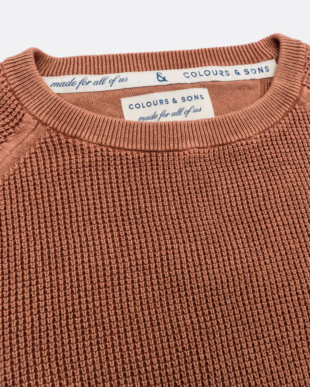 Colours & Sons Roundneck Basic - Bronce*Herren Pullover