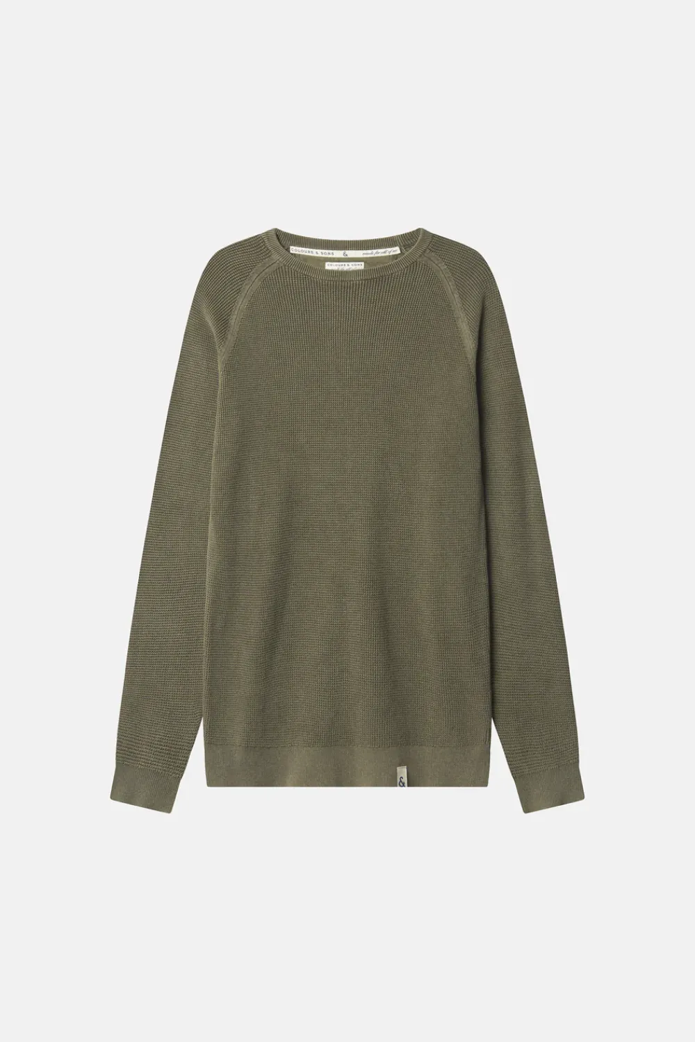 Colours & Sons Roundneck Basic - Olive*Herren Pullover|Pullover