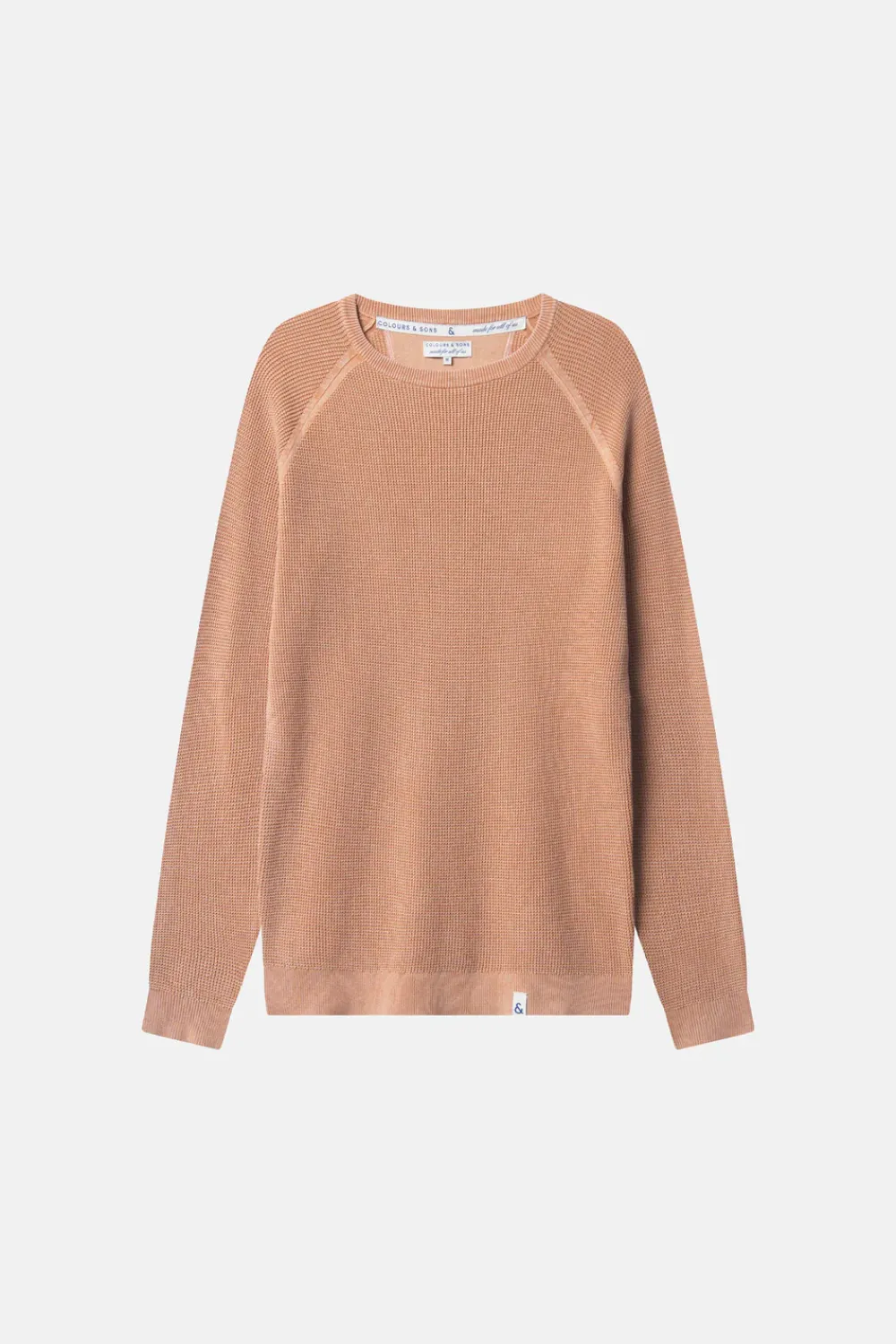 Colours & Sons Roundneck Basic - Peach*Herren Pullover|Pullover