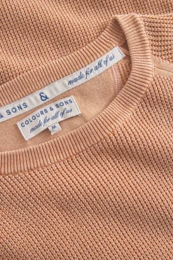 Colours & Sons Roundneck Basic - Peach*Herren Pullover|Pullover