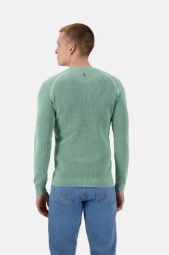 Colours & Sons Roundneck Basic - Pistachio*Herren Pullover|Pullover