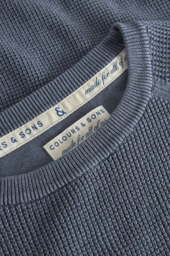 Colours & Sons Roundneck Basic - River*Herren Pullover|Pullover