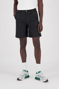 Colours & Sons Shorts with Pleats - Black*Herren Shorts