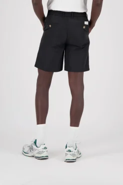 Colours & Sons Shorts with Pleats - Black*Herren Shorts
