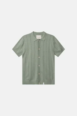 Colours & Sons Strick Hemd - Wasabi*Herren Pullover|Hemden