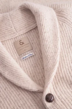 Colours & Sons Strickjacke Donegal - Offwhite*Herren Pullover
