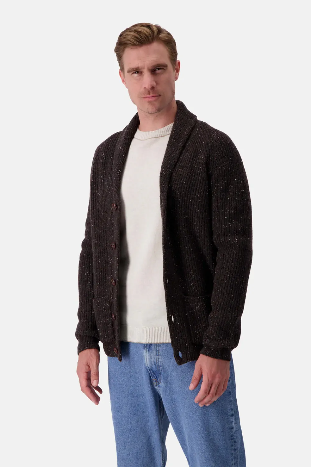 Colours & Sons Strickjacke Donegal - Soil*Herren Pullover