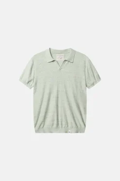 Colours & Sons Strickpolo - Lime*Herren T-Shirts & Polos