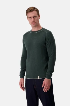 Colours & Sons Strickpullover Merino Blend - Yucca*Herren Pullover