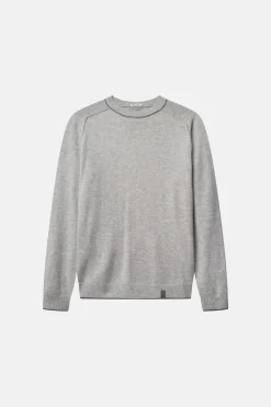 Colours & Sons Strickpullover Merino Blend - Silver*Herren Pullover