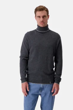 Colours & Sons Strickpullover Merino Blend - Anthracite*Herren Pullover
