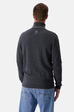 Colours & Sons Strickpullover Merino Blend - Anthracite*Herren Pullover