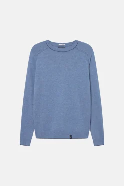 Colours & Sons Strickpullover Merino Blend - Denim*Herren Pullover