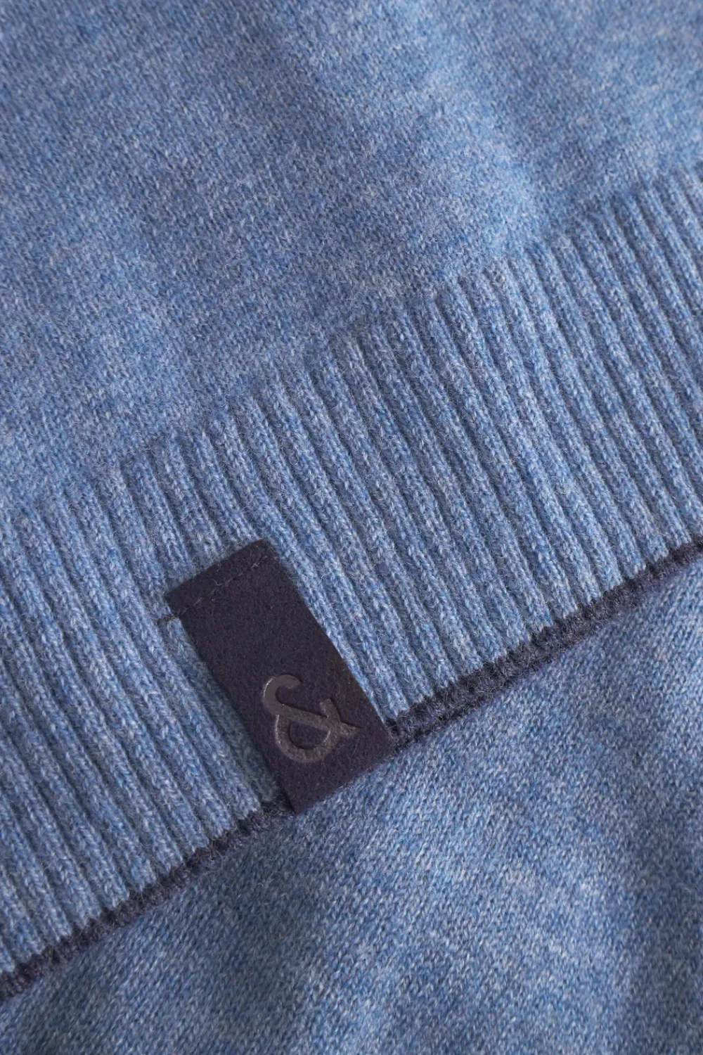 Colours & Sons Strickpullover Merino Blend - Denim*Herren Pullover
