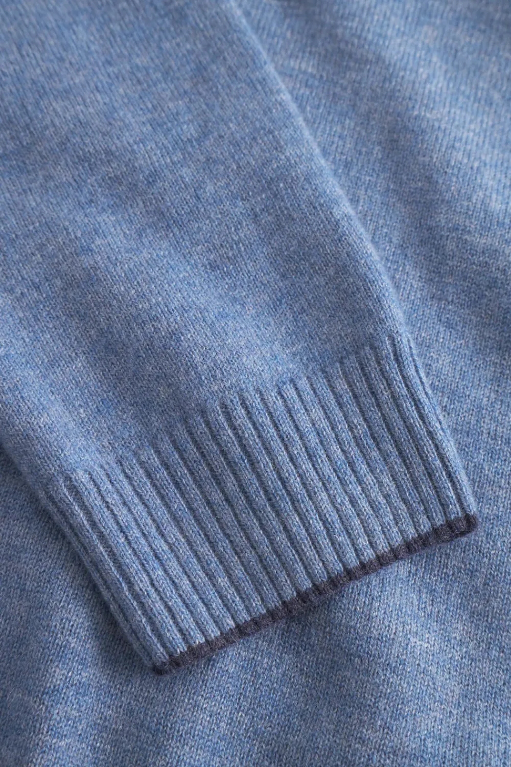 Colours & Sons Strickpullover Merino Blend - Denim*Herren Pullover