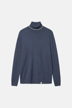 Colours & Sons Strickpullover Merino Blend - Navy*Herren Pullover