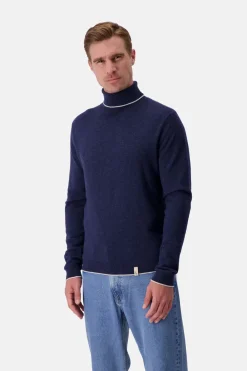 Colours & Sons Strickpullover Merino Blend - Navy*Herren Pullover