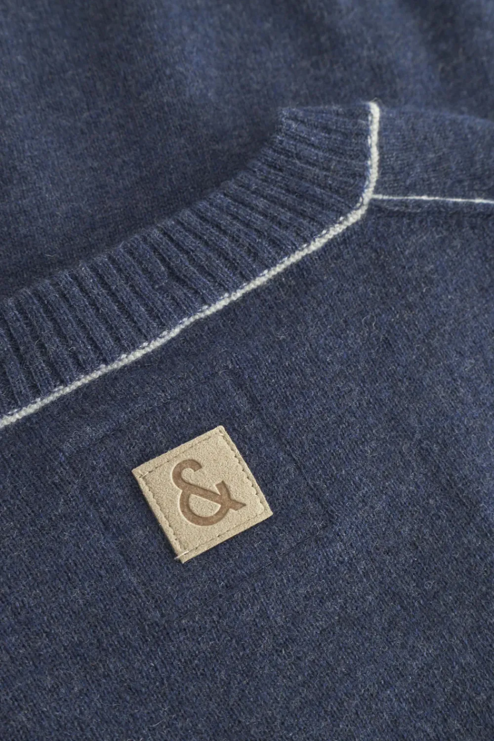 Colours & Sons Strickpullover Merino Blend - Navy*Herren Pullover