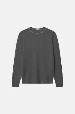 Colours & Sons Strickpullover Merino Blend - Anthracite*Herren Pullover