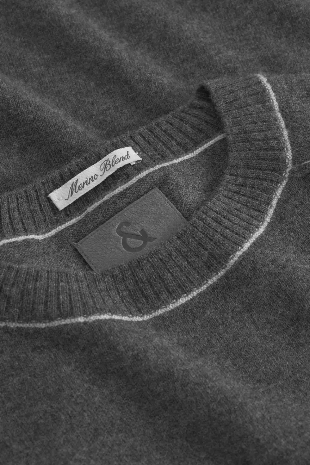Colours & Sons Strickpullover Merino Blend - Anthracite*Herren Pullover
