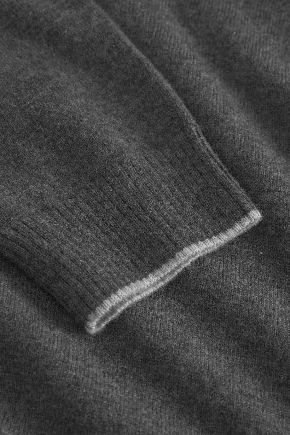 Colours & Sons Strickpullover Merino Blend - Anthracite*Herren Pullover
