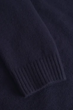 Colours & Sons Strickpullover Mock-Zip - Navy*Herren Pullover