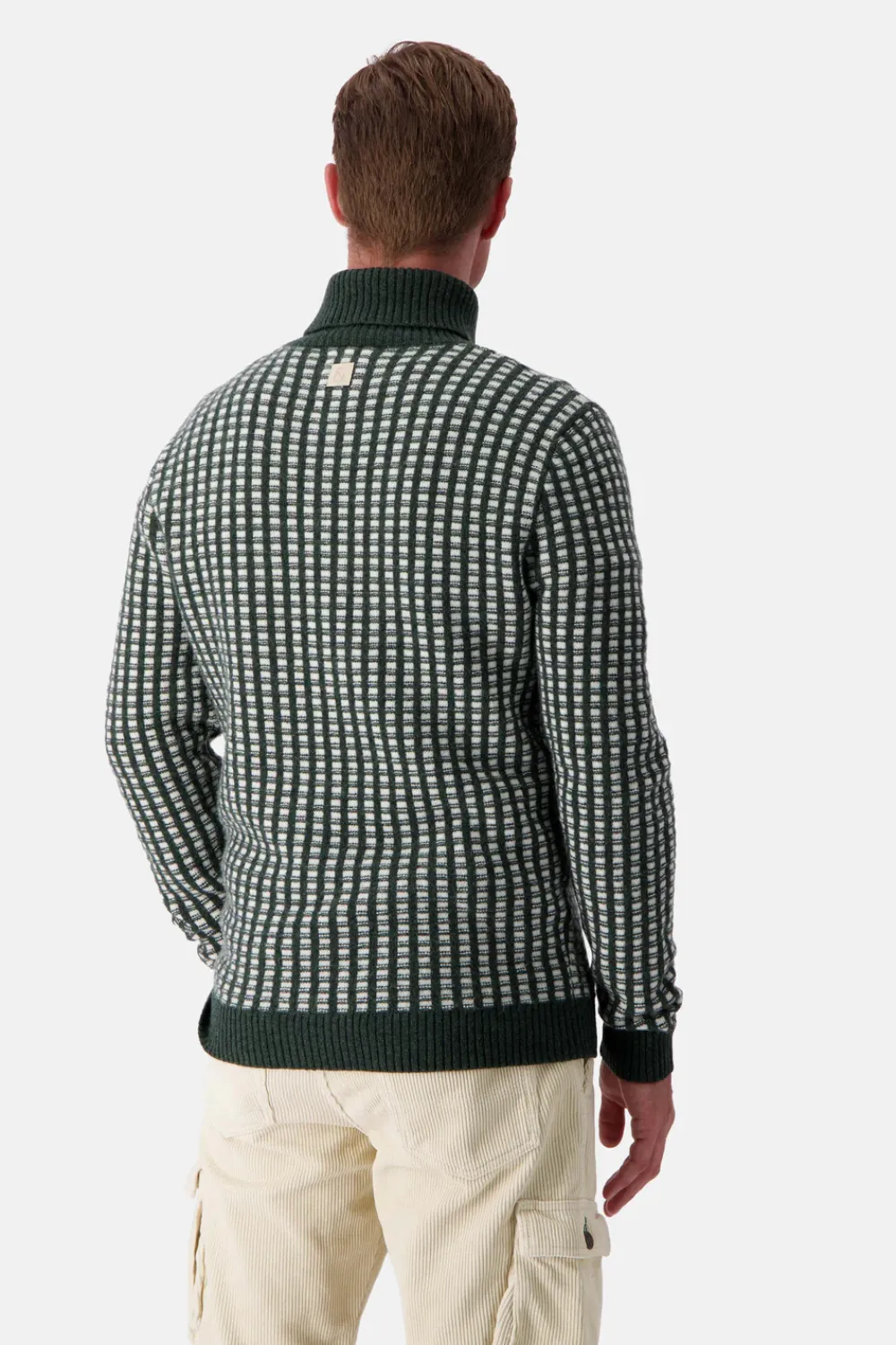 Colours & Sons Strickpullover-gemustert - Yucca-Offwhite*Herren Pullover