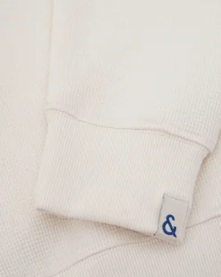 Colours & Sons Sweatshirt Strukturiert - Offwhite*Herren Sweatshirts