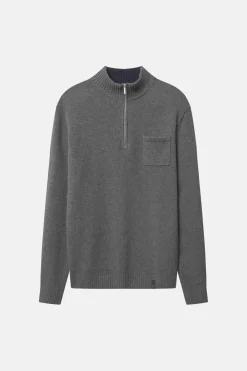 Colours & Sons Troyer Woolen Touch - Stone*Herren Pullover