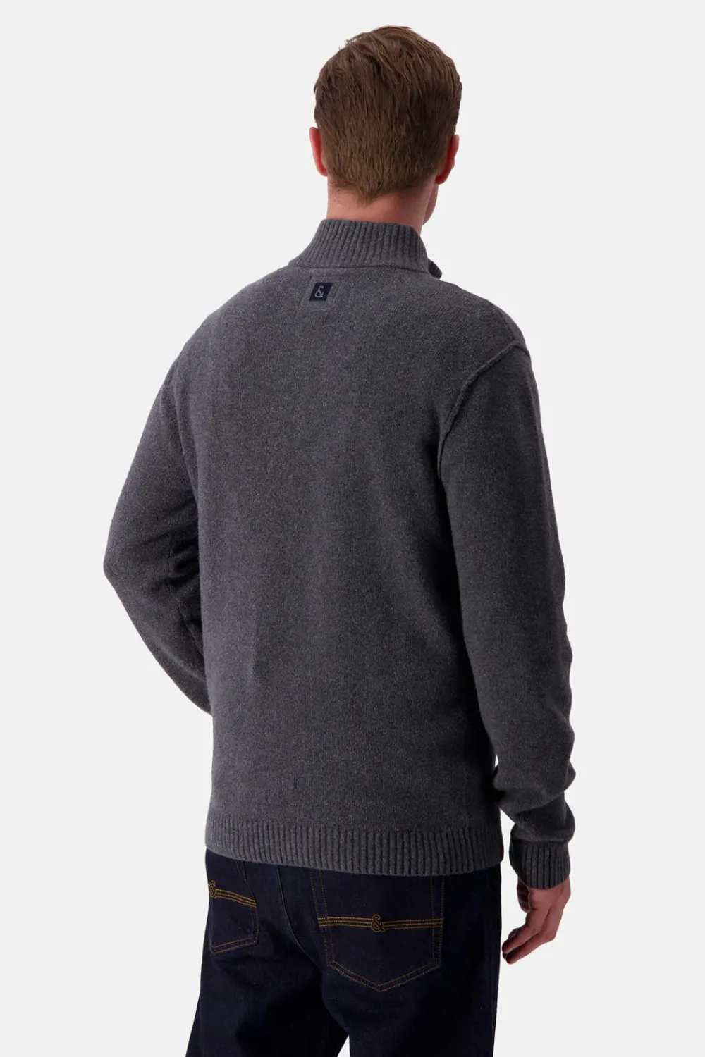 Colours & Sons Troyer Woolen Touch - Stone*Herren Pullover