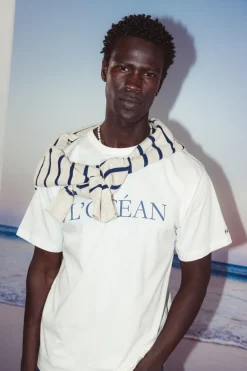 Colours & Sons T-Shirt L`océan - White*Herren T-Shirts & Polos