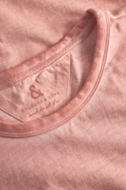 Colours & Sons T-Shirt Oil Dyed - Peach*Herren T-Shirts & Polos