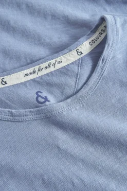 Colours & Sons T-Shirt Slub - Denim*Herren T-Shirts & Polos|T-Shirts & Polos