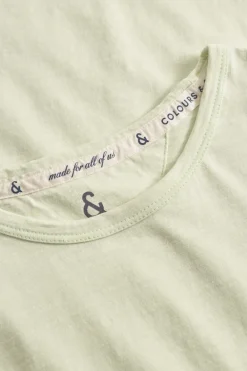 Colours & Sons T-Shirt Slub - Green Tea*Herren T-Shirts & Polos|T-Shirts & Polos