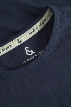 Colours & Sons T-Shirt Slub - Navy*Herren T-Shirts & Polos|T-Shirts & Polos