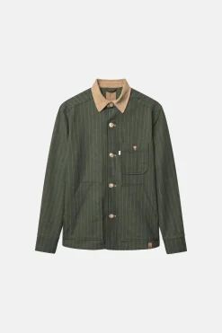 Colours & Sons Worker Jacket - Yucca Stripes*Herren Jacken