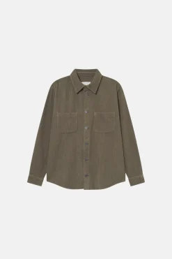 Colours & Sons Worker Jacket Cord - Olive*Herren Jacken