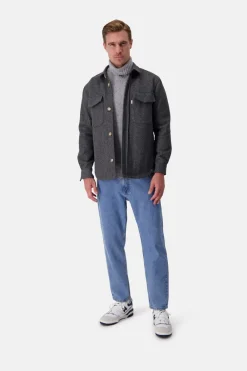 Colours & Sons Worker Jacket-Soft Touch - Stone*Herren Jacken